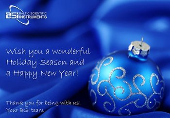 Wonderful Holiday Season and a Happy New Year!